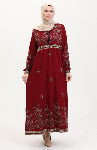 Robe Hijab Bordeaux 4084-09