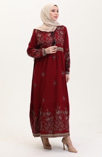 Robe Hijab Bordeaux 4084-09
