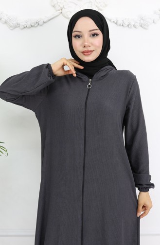 Smoke-Colored Abaya 1029-07