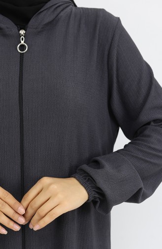Smoke-Colored Abaya 1029-07
