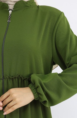 Khaki Abaya 0024-02