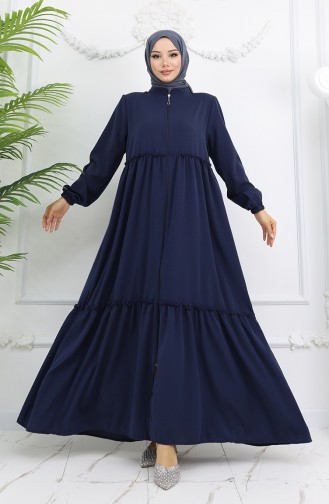 Navy Blue Abaya 0024-04