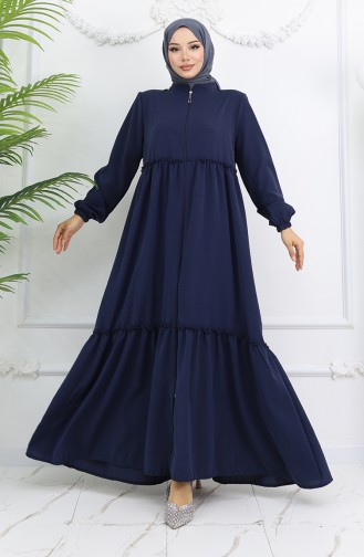 Navy Blue Abaya 0024-04