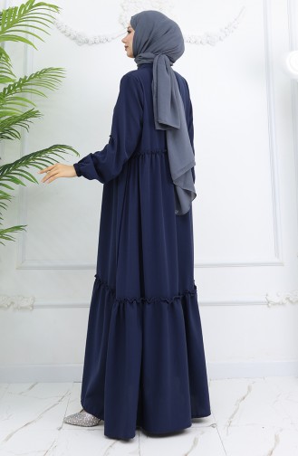 Navy Blue Abaya 0024-04