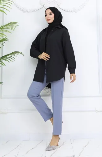 Gerade Hose 1154-01 Grau 1154-01