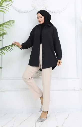 Straight Leg Trousers 1154-02 Beige 1154-02