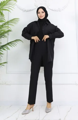 Gerade Hose 1154-03 Schwarz 1154-03