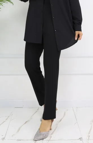 Gerade Hose 1154-03 Schwarz 1154-03