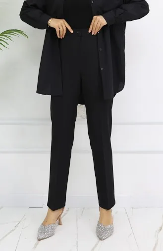 Gerade Hose 1154-03 Schwarz 1154-03