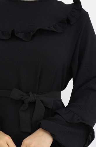 Black Hijab Dress 0023-03