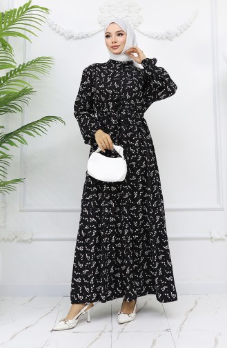 Black Hijab Dress 0025-05