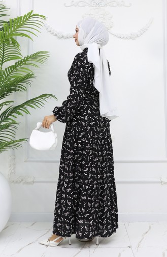 Black Hijab Dress 0025-05