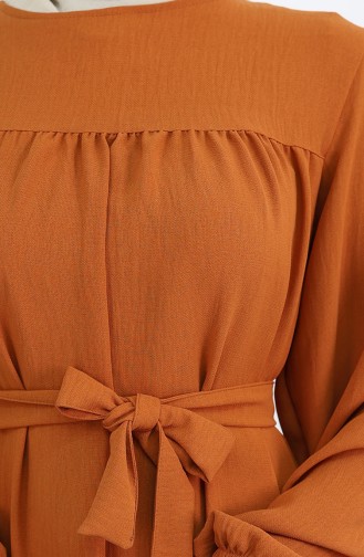 Robe Hijab Couleur brique 0029-04