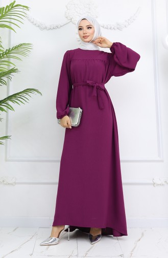 Robe Hijab Pourpre 0029-06