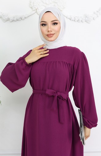 Robe Hijab Pourpre 0029-06