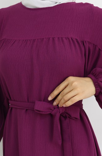 Robe Hijab Pourpre 0029-06