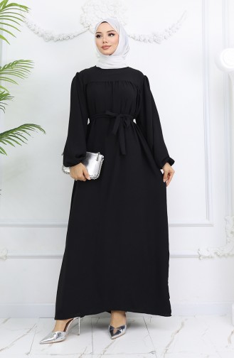 Robe Hijab Noir 0029-07