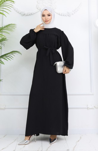 Robe Hijab Noir 0029-07
