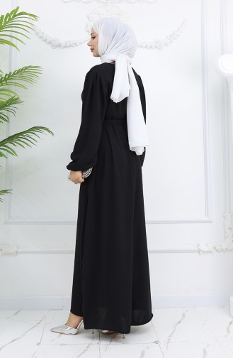 Robe Hijab Noir 0029-07