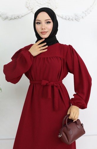 Robe Hijab Bordeaux 0029-08