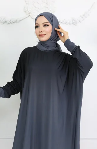 Sandy Jurk Met Vleermuismouwen Antraciet 1908-13 1908-13