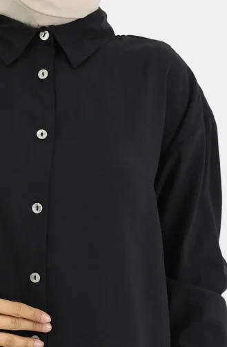 Tunik Pantolon İkili Takım 4065-03 Siyah