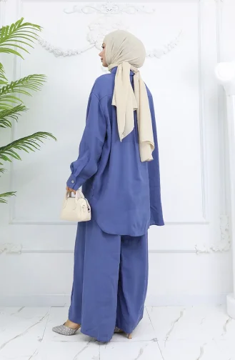 Tunik Pantolon İkili Takım 4065-06 İndigo