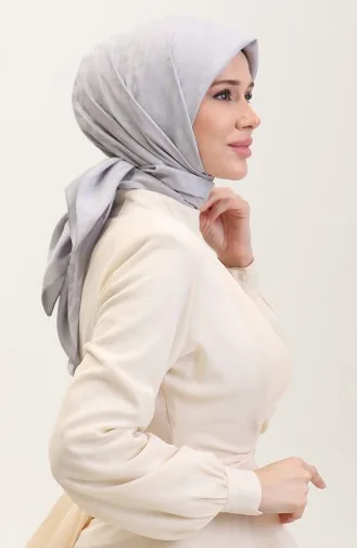 Jacquard Scarf 90186-06 Silver Gray 90186-06