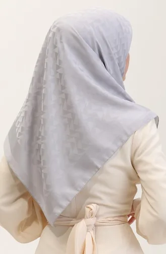 Jacquard Scarf 90186-06 Silver Gray 90186-06