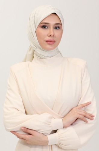 Jakarlı Eşarp 90186-10 Kemik