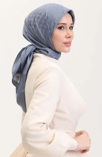 Jacquard Scarf 90186-14 Gray 90186-14