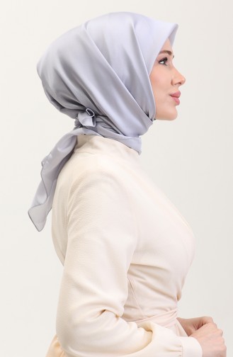 Silbergrau Kopftuch 81079-02