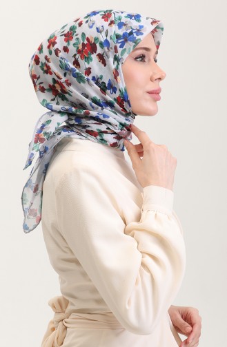 Saks-Blau Kopftuch 2073-08