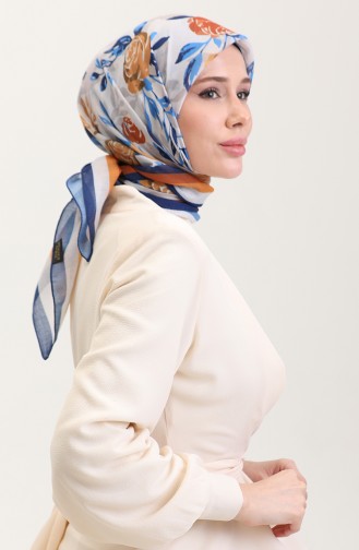Navy Blue Scarf 2074-01