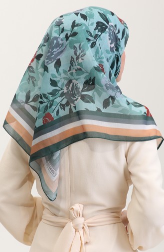 وشاح أخضر زمردي 2074-10