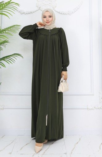 Khaki Abaya 6182-05