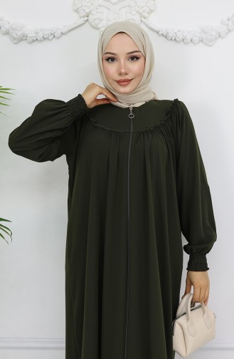 Khaki Abaya 6182-05