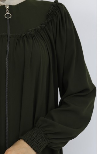 Khaki Abaya 6182-05