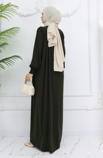 Khaki Abaya 6182-05