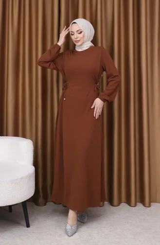 Pleated Dress 5110-08 Tan 5110-08