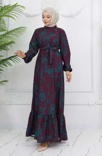 Lila Hijab Kleider 2004-02