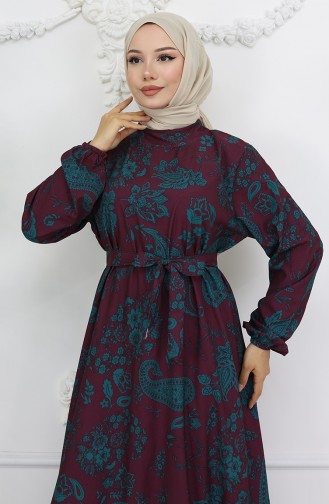 Lila Hijab Kleider 2004-02