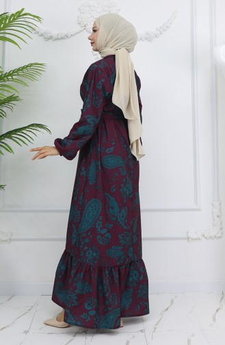 Lila Hijab Kleider 2004-02