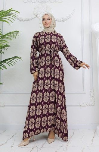 Lila Hijab Kleider 2008-01