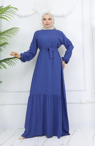 Indigo İslamitische Jurk 2013-03