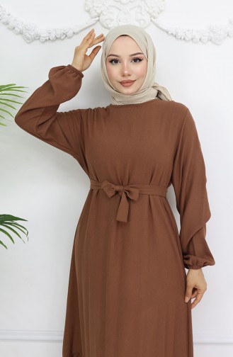 Braun Hijab Kleider 2013-04