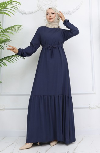 Navy Blue İslamitische Jurk 2013-06