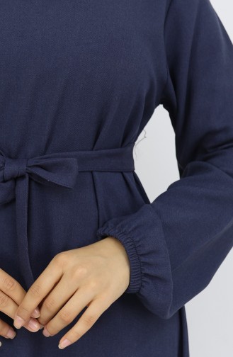 Navy Blue İslamitische Jurk 2013-06