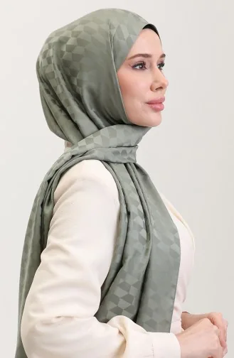 Koza Jacquard-Schal 90187-02 Hellgrün 90187-02