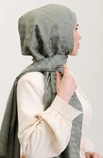 Koza Jacquard-Schal 90187-02 Hellgrün 90187-02